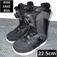 5回使用 22.5cm RIDE SAGE BOA スノーボードブーツ - メルカリ