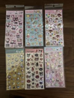 キラフチ樹脂盛りシール6枚セットのサムネイル