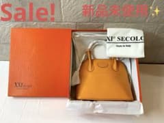 XXI SECOLO 2WAY レザーハンドバッグ 上品 セコロ イタリア 新品 