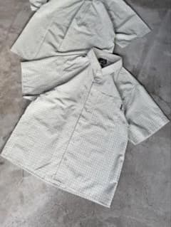 BELVET Star Logo Check Shirt green - メルカリ