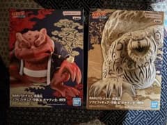 NARUTO-ナルト- 疾風伝 ソフビフィギュア-守鶴 ＆ ガマブン太-の入手
