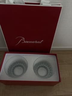 【新品・未使用】バカラ Baccarat ロックグラス ペアのサムネイル