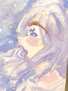 女の子　イラスト　アナログのサムネイル