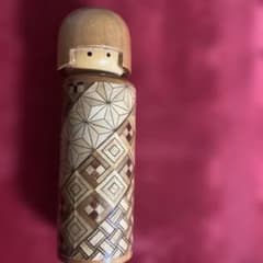 一茶｜箱根寄木細工｜こけし｜爪楊枝入れのサムネイル