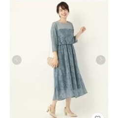 フレアワンピース　apart by lowrys 結婚式　お呼ばれワンピのサムネイル
