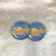 サンリオキャラクターズホログラム缶バッジ　シナモロールのサムネイル