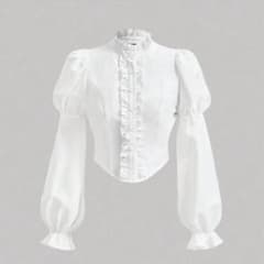 SHEIN ロリータブラウス 白 Sのサムネイル