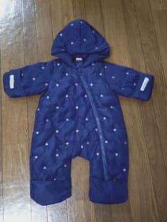 ​petit mainハート総柄 中綿ジャンプスーツ / カバーオール 70cmのサムネイル