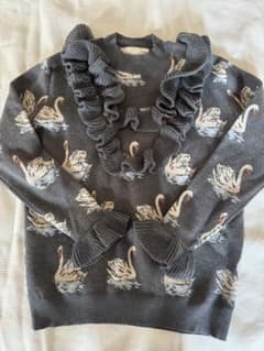 ステラマッカートニー スワングレー ニット フリルセーター サイズ38