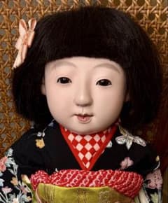 市松人形 在銘 47cm 昭和初期 アンティークドール 骨董 日本人形