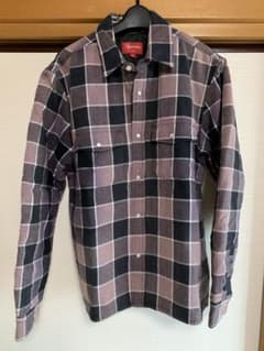 18fw Supreme Quilted Faded Plaid Shirtのサムネイル