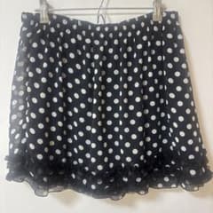 ♥お値下げ可能♥古着 ドット ミニスカート レイヤードのサムネイル