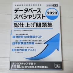 2023 データベーススペシャリスト 総仕上げ問題集のサムネイル
