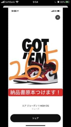AJ1 satin redのサムネイル