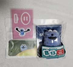 Happy 복권 B상 13 퍼핏슨순 아이즈치 봉제인형 외 3점 세트