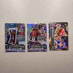 アイカツ　スノープリンセスコーデ　スミレ　3枚セットのサムネイル