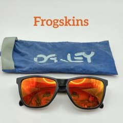 希少 旧ロゴ OAKLEY Frogskins JAPAN ミラー 希少 旧ロゴ OAKLEY Frogskins JAPAN ミラー - メルカリ