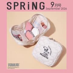 【SPRING9月号付録】PEANUTS スヌーピー キルティング ポーチのサムネイル