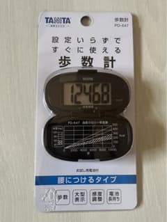 タニタ PD-647-BK ブラック 歩数計のサムネイル