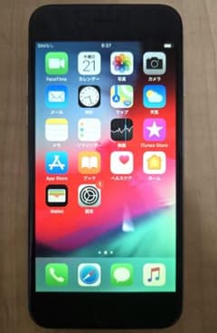 iPhone 6 スペースグレー バッテリー100%のサムネイル