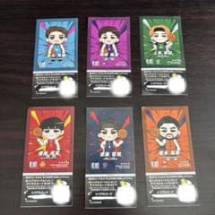 B.LEAGUE 10周年記念 お菓子のおまけシール6枚セットのサムネイル