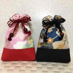 和柄巾着 ２個セットのサムネイル