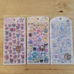 サンリオ ぷっくりシール 3種セットのサムネイル