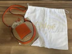Chloe ショルダー かごバッグ オレンジのサムネイル