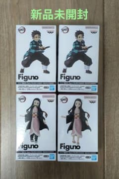 귀멸의 칼날 Figuno ~탄지로&네즈코~ 전 4종류 세트