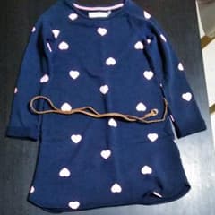 まいゆ様専用　H＆M スエットワンピース　ベルト付のサムネイル
