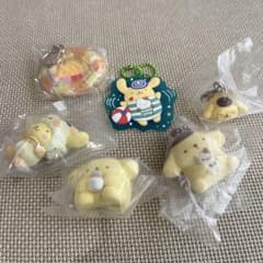 ポムポムプリン マスコット 5点セットのサムネイル