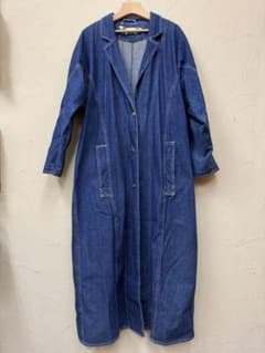 hooked vintage購入 ロングデニムコート jantiques - メルカリ