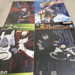 一番くじ クリアポスター まとめ売り ヒロアカ ナルト ワンピのサムネイル
