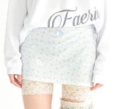flower jacquard skirt pants shop faerieのサムネイル