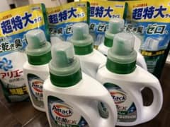 洗濯　洗剤　アタック　アリエール　部屋干し用　本体　詰替　9個セットのサムネイル