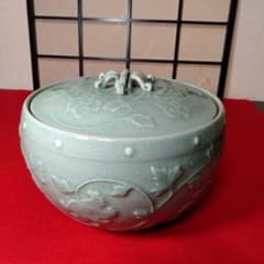 韓国陶芸作家 金世龍作 高麗青磁水指 - メルカリ