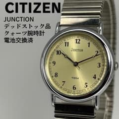 未使用品 CITIZEN シチズン ジャンクション クォーツ腕時計 電池交換済
