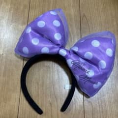 ミニーマウス 水玉カチューシャのサムネイル