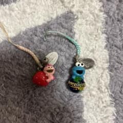 セサミストリート　クッキーモンスター　モッピー キーホルダー　2点セット