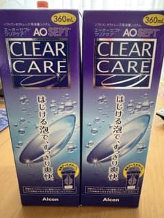 CLEAR CARE ソフトコンタクト洗浄液 360ml 2本セットのサムネイル