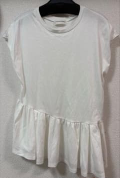 La boutique BonBon アシンメトリー トップス ホワイト F - 4
