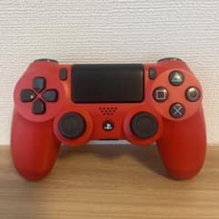 SONY PS4 純正コントローラー レッド 純正背面パッド付のサムネイル