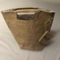 KALDI COFFEE FARM ジュートバッグ ミニポーチ付き