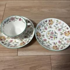 【美品】リチャードジノリ⭐︎ティーカップ＆ソーサー 花柄　おまけ付きのサムネイル