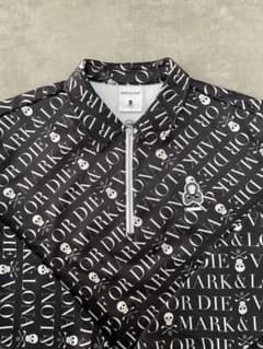MARK & LONA スカルプリント ジップアップシャツ サイズ48(L) - メルカリ