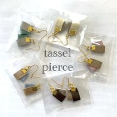 フェイクレザー⭐︎タッセルピアス5個セット⑥のサムネイル