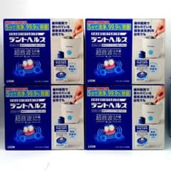 LION デントヘルス 超音波入れ歯クリーンキット 4箱セット 新品 未開封