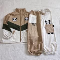 PANDIESTA JAPAN パンダ セットアップ ジャケット ジョガーパンツ PANDIESTA JAPAN パンダ セットアップ ジャケット ジョガーパンツ