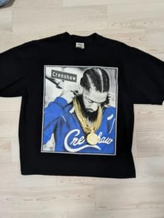 Crenshaw フォトプリント Tシャツ ブラックのサムネイル