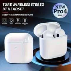 AirPro4 Bluetooth イヤホン ホワイトのサムネイル
